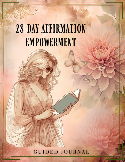 28-Day Affirmation Empowerment Self-Care Journal