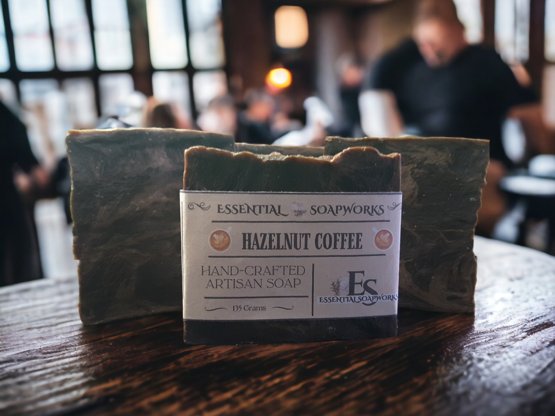 hazelnut coffee soap