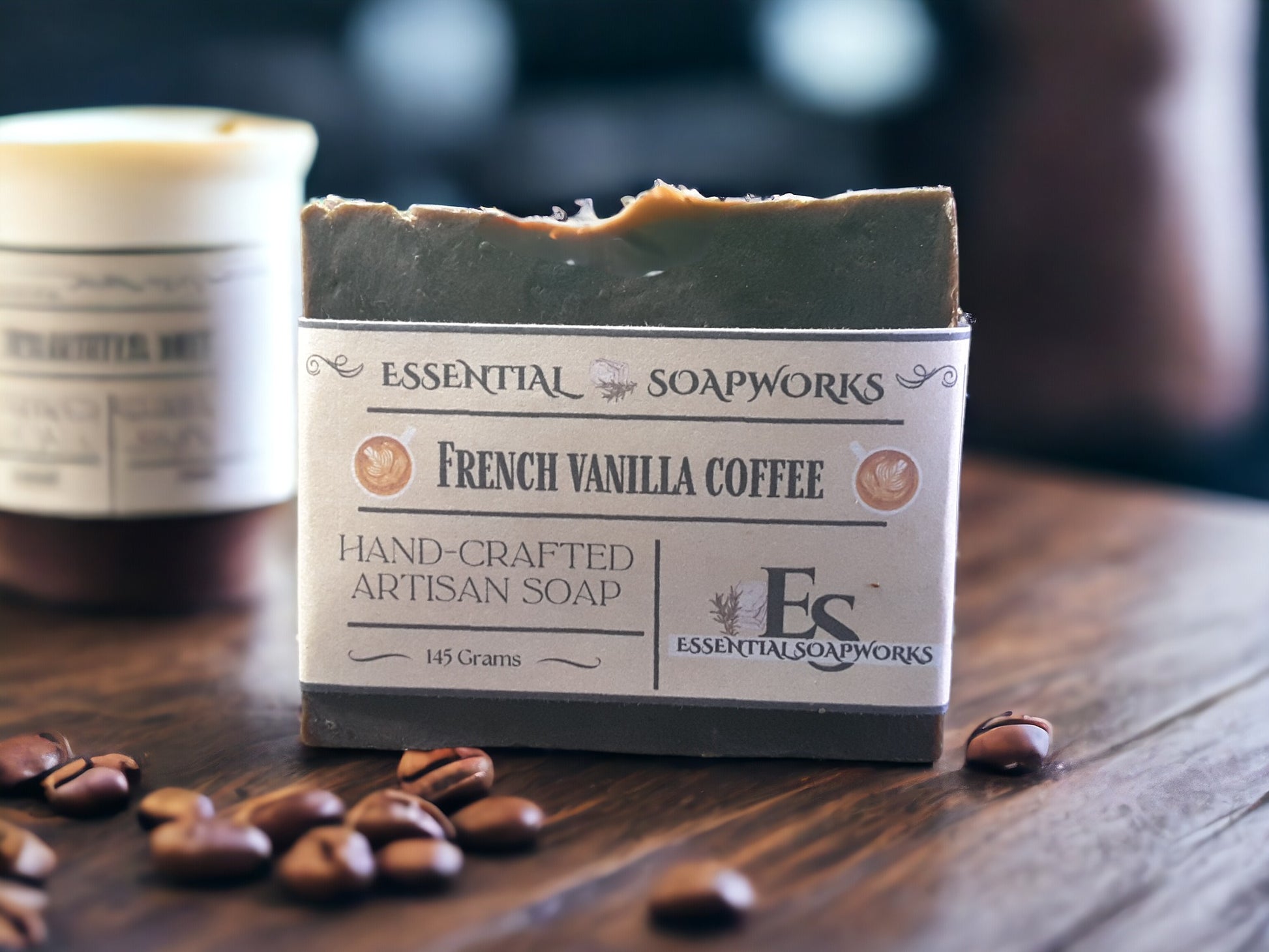 French vanilla coffee soap