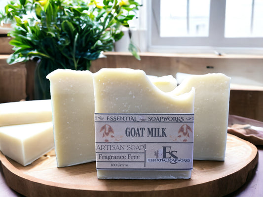 Unscented Goat Milk Handcrafted Artisan Soap
