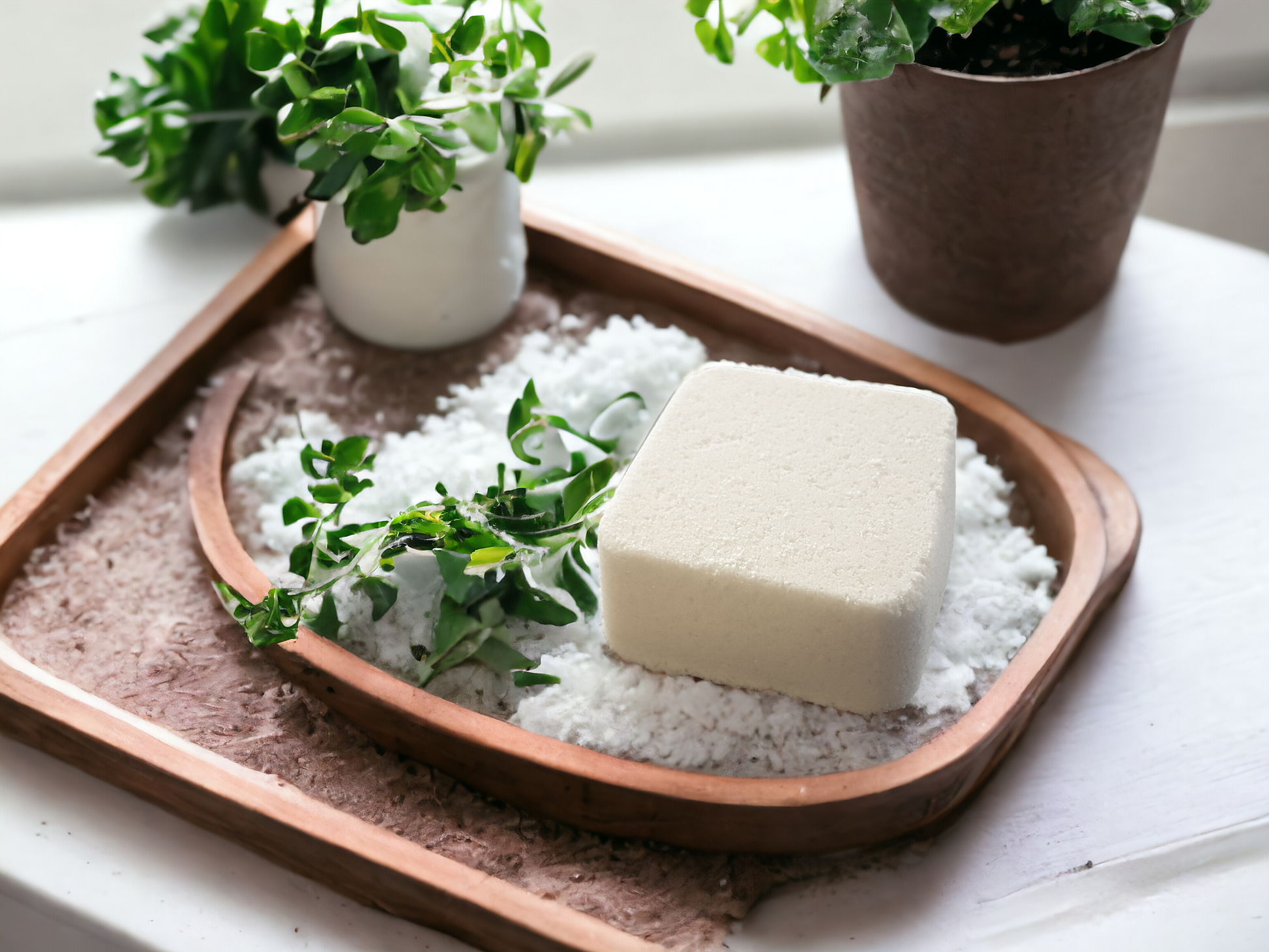 lemongrass and tea tree aromatic shower steamer