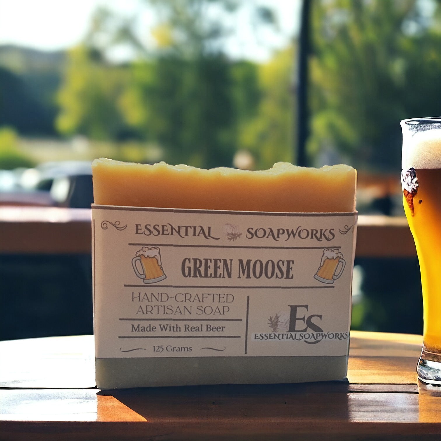 Green Moose Beer Soap