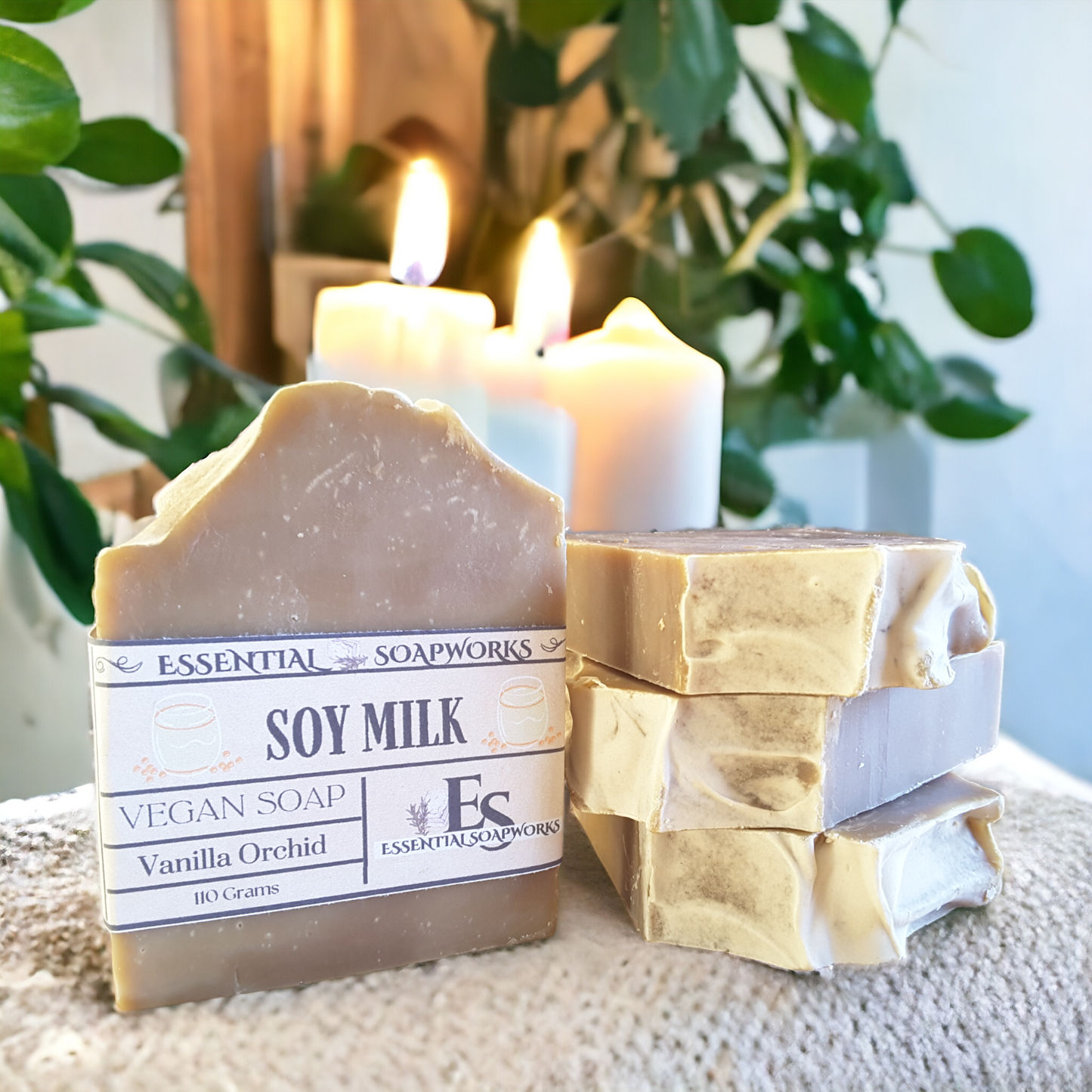 Vanilla Orchid Soy Milk Vegan Soap