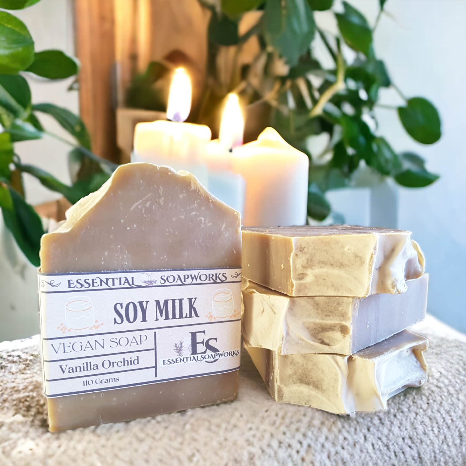 Vanilla Orchid Soy Milk Vegan Soap