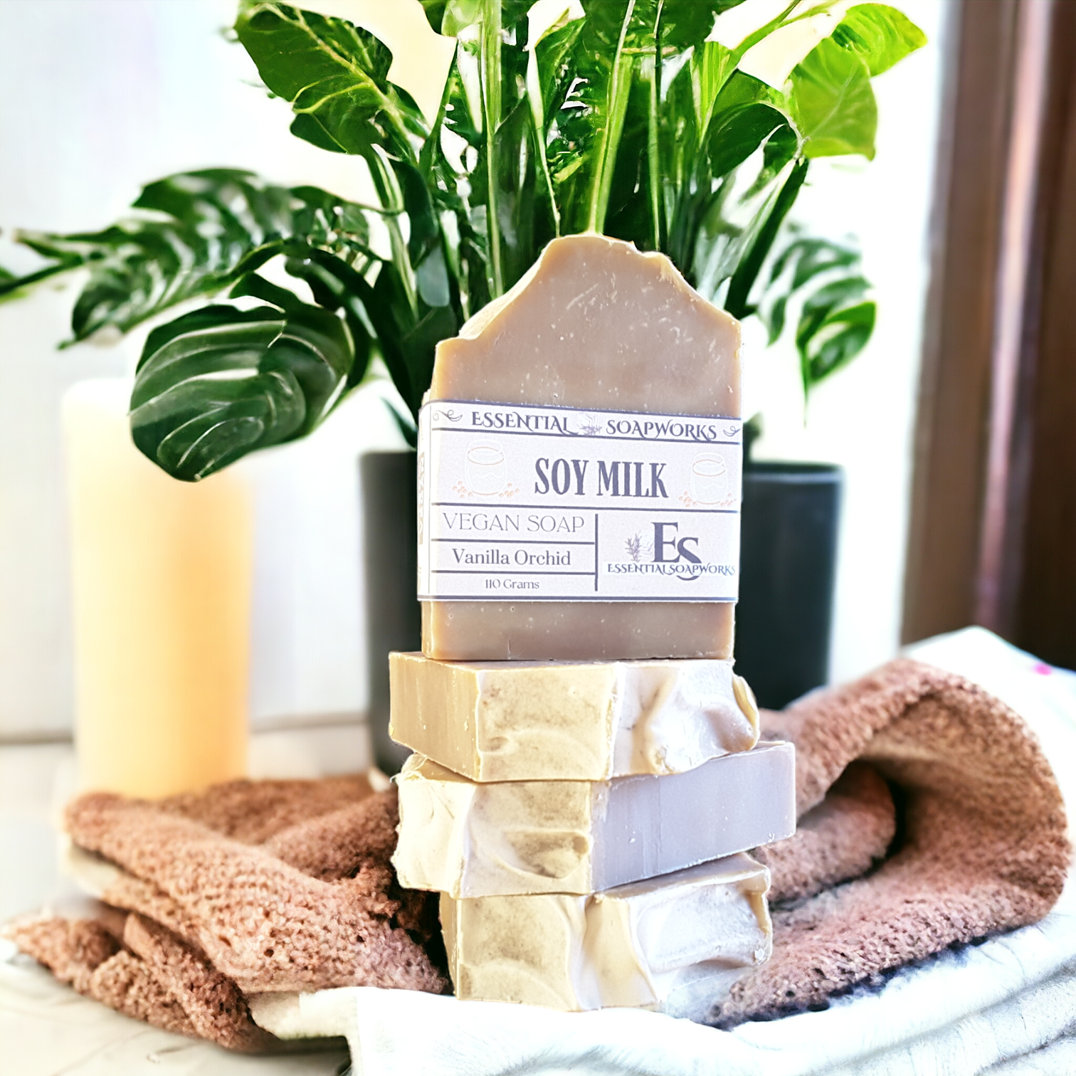 Vanilla Orchid Soy Milk Vegan Soap