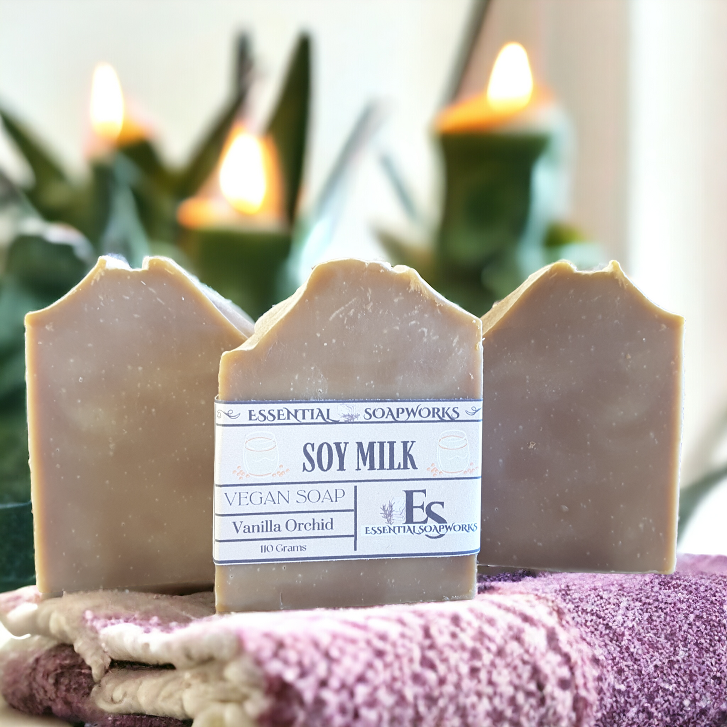 Vanilla Orchid Soy Milk Vegan Soap