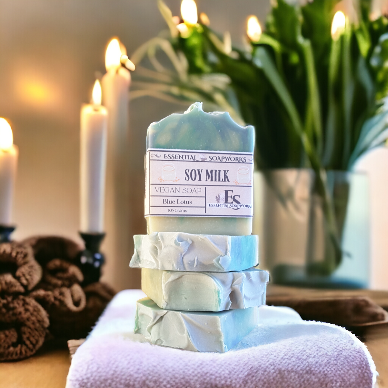 Blue Lotus Vegan Soap