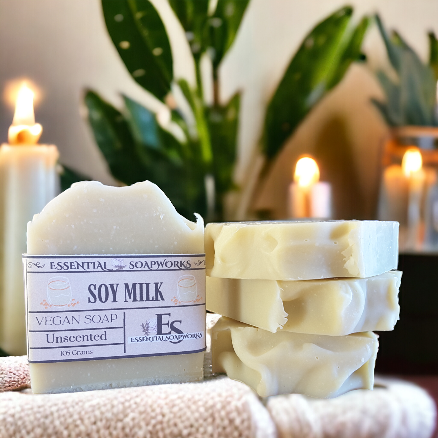 Unscented Soy Milk Vegan Soap