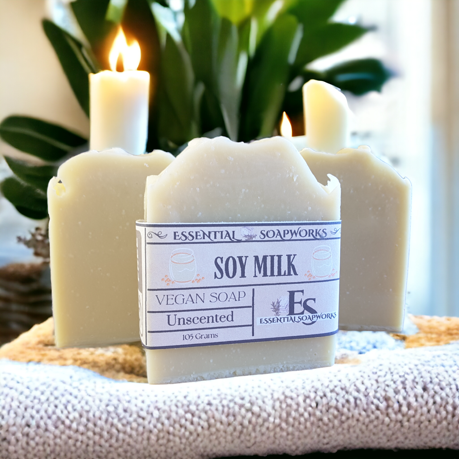 Unscented Soy Milk Vegan Soap