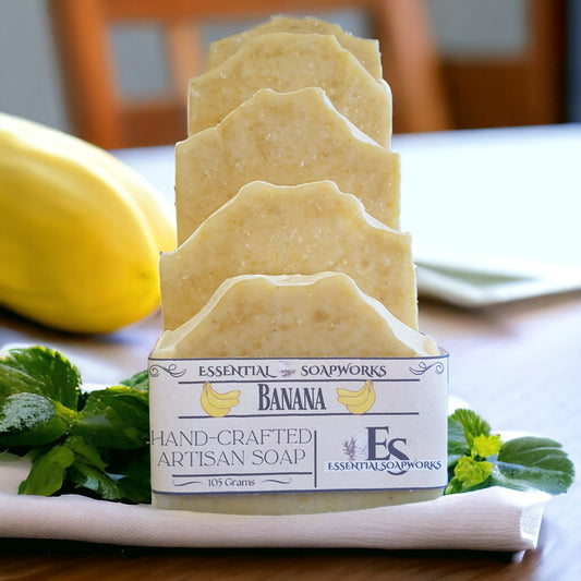 Banana Puree Handcrafted Artisan Soap