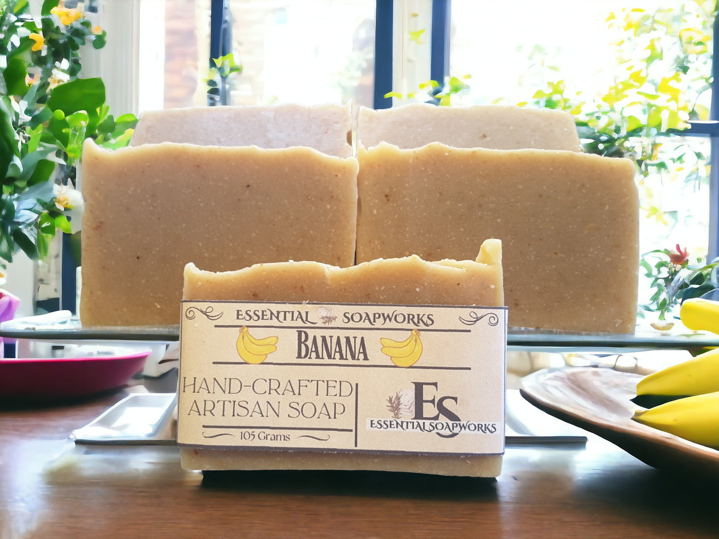Banana Puree Handcrafted Artisan Soap