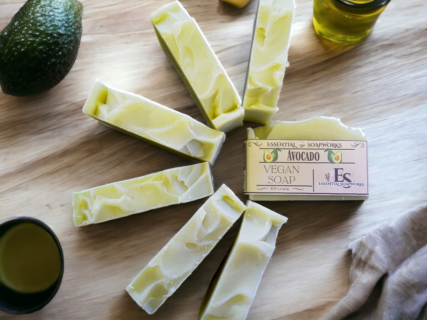 Avocado Puree Vegan Soap