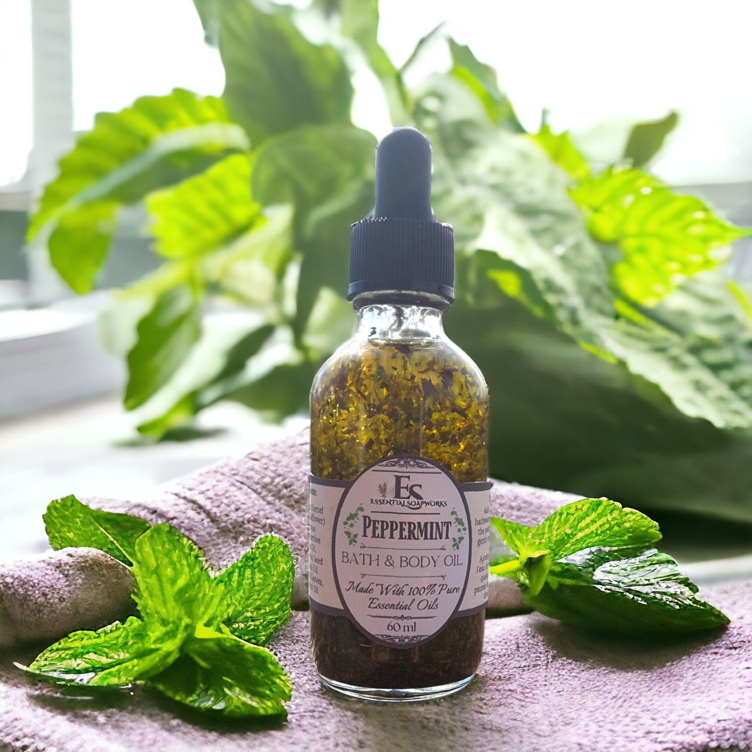 Peppermint Bath & Body Oil