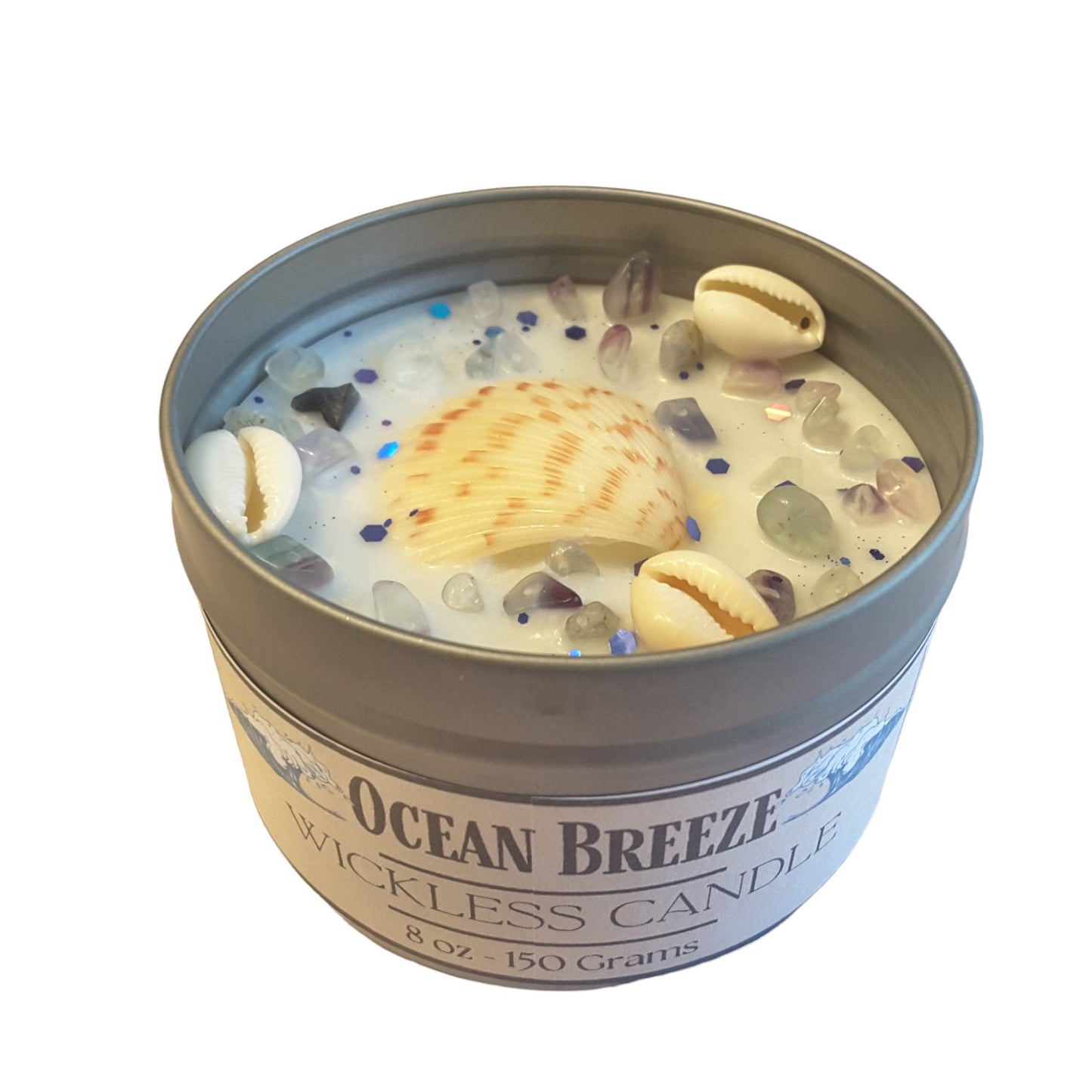 Ocean Breeze Wickless Candle