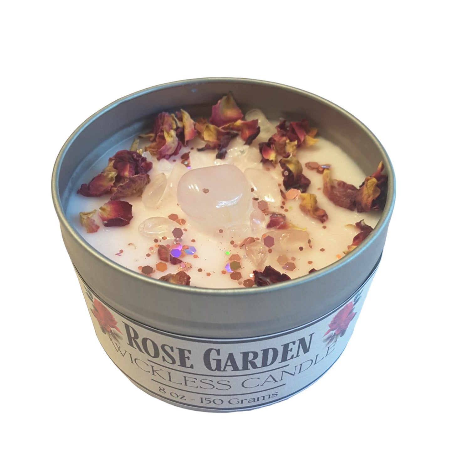 Rose Garden Wickless Candle