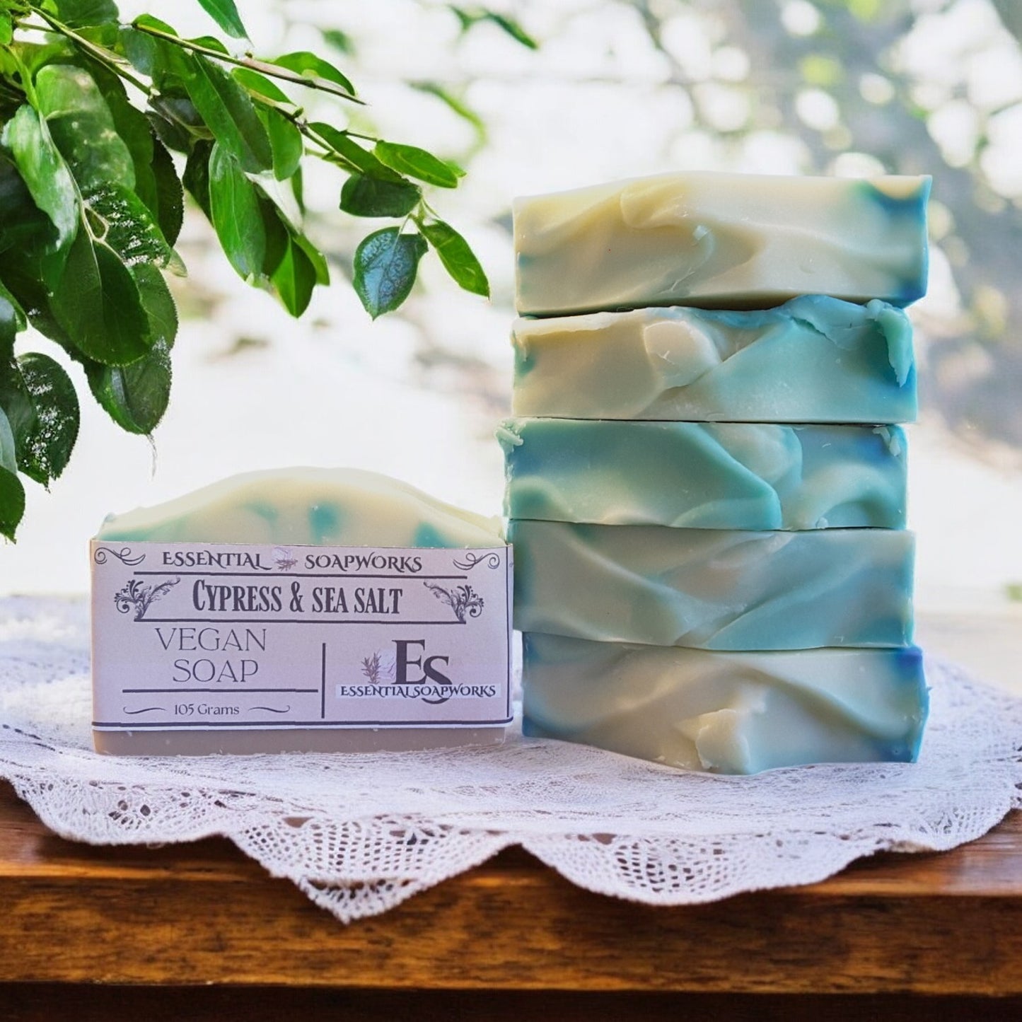 Cypress & Sea Salt Vegan Soap