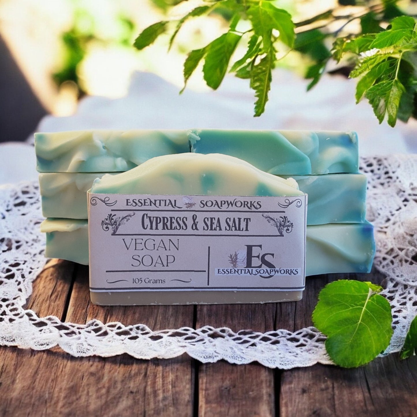 Cypress & Sea Salt Vegan Soap