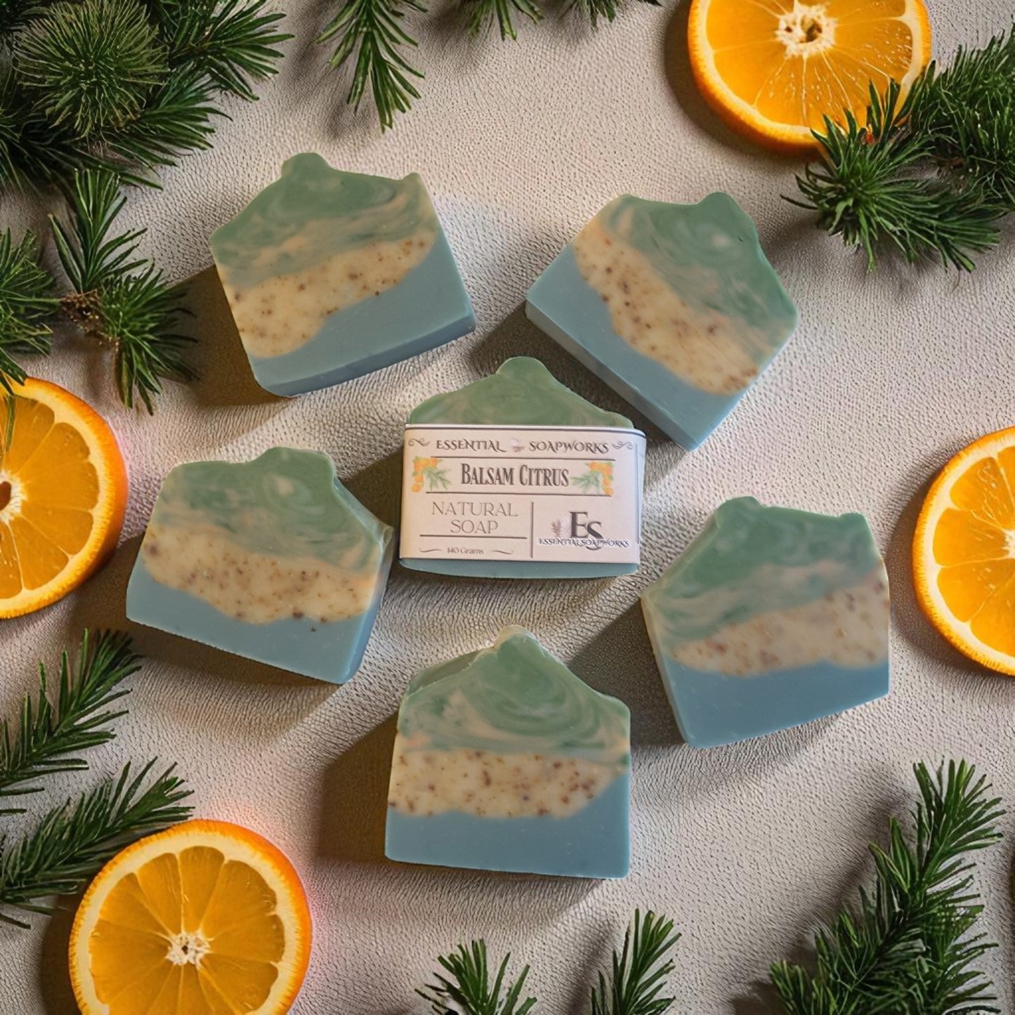 balsam citrus vegan soap for men
