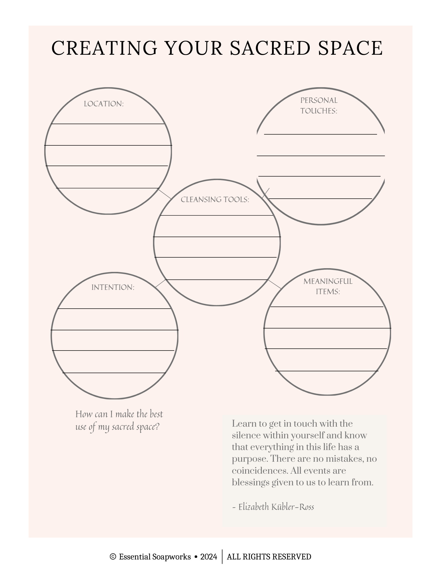 Holistic Self-Care Journal & Guide