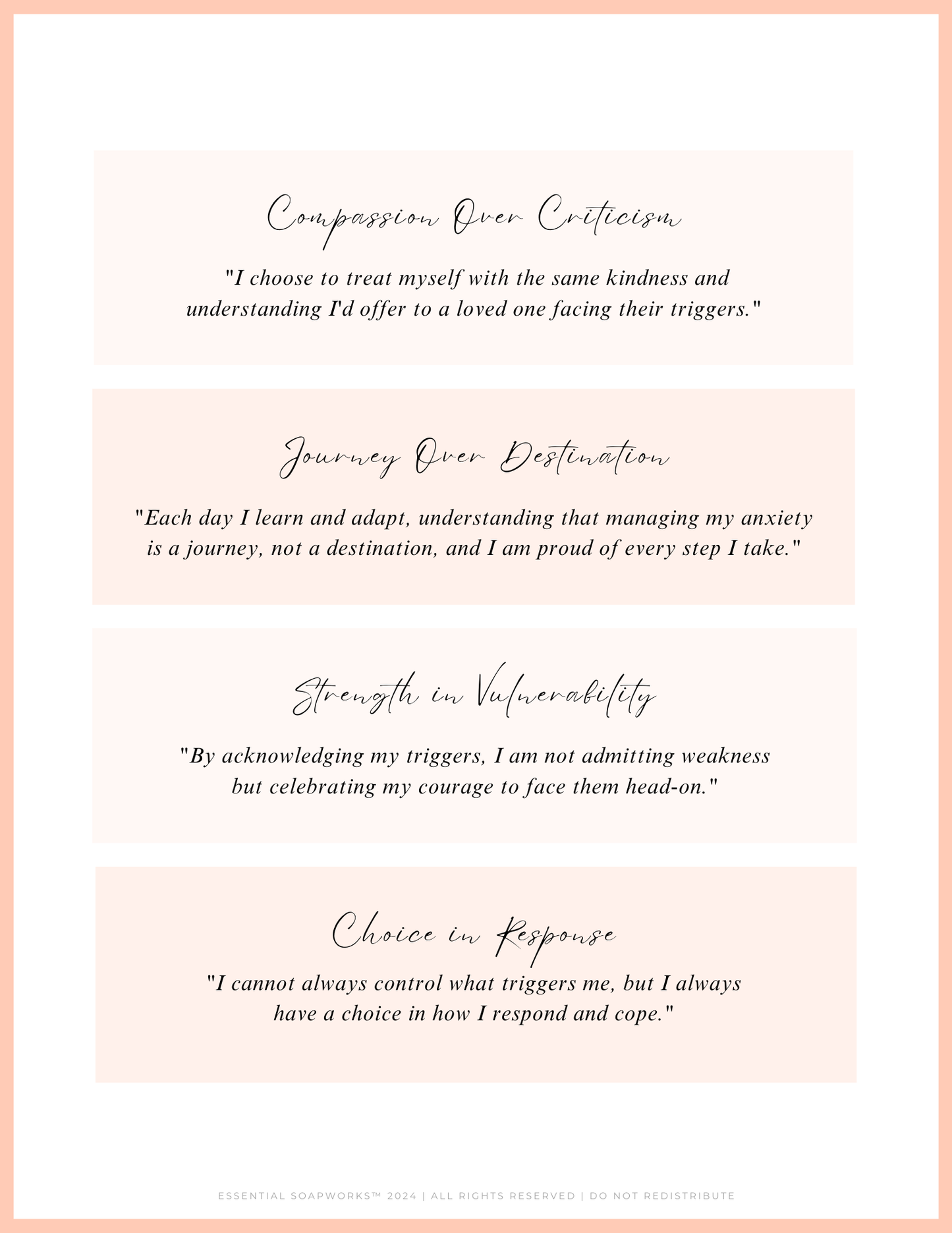 Peace Of Mind Stress & Anxiety Release Journal
