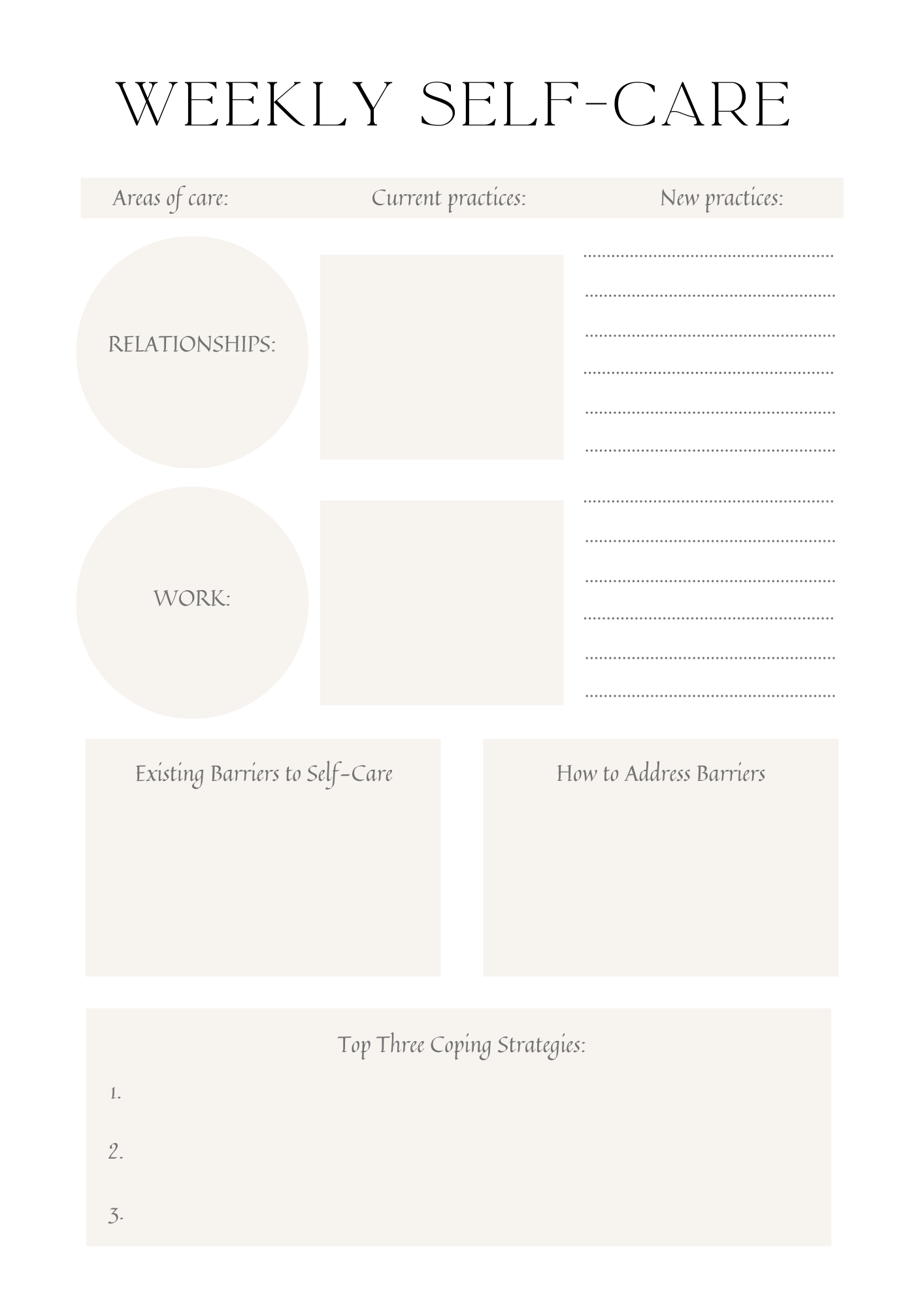 Spiritual Self-Care Guide & Journal