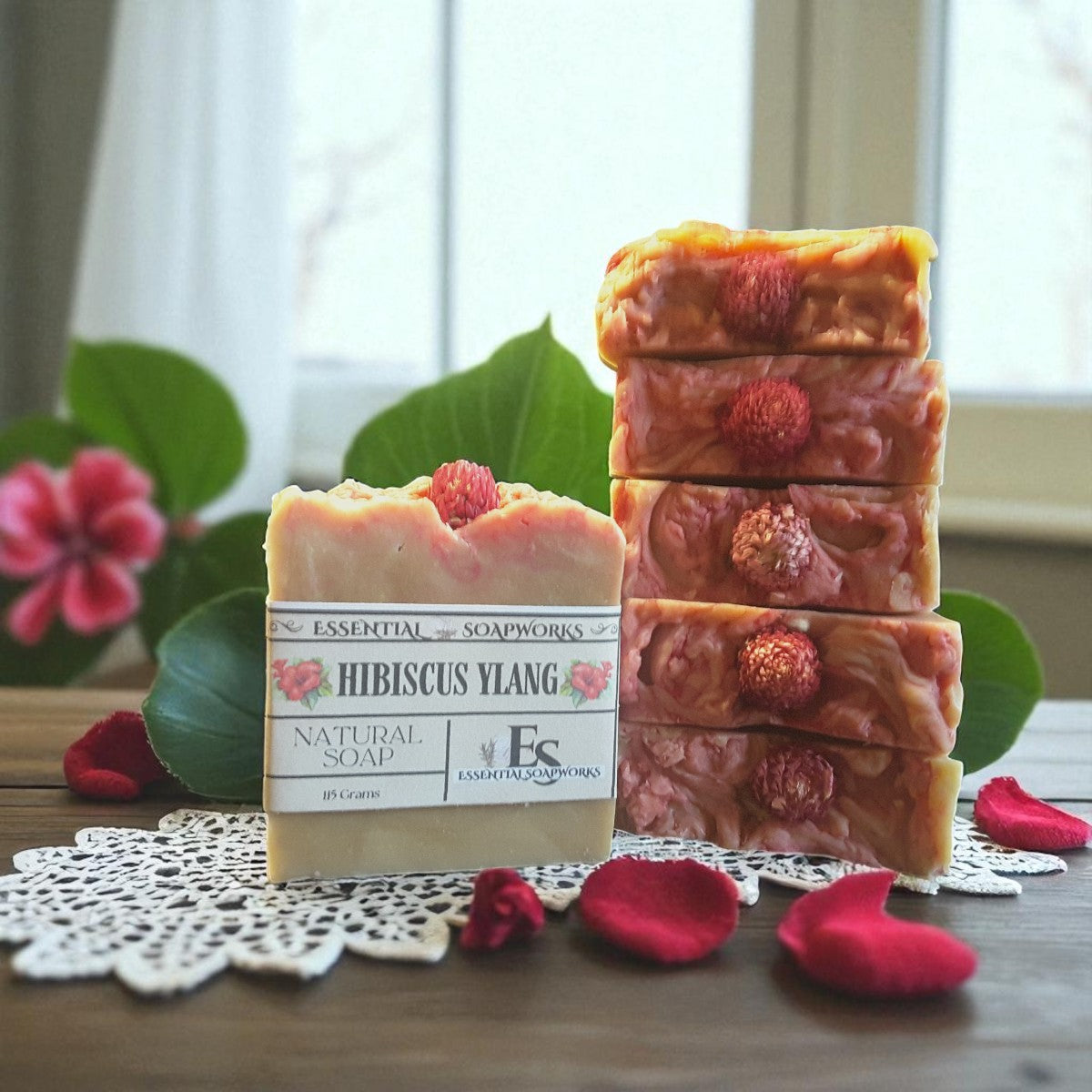 Hibiscus Ylang Natural Soap