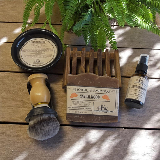 Sandalwood Luxury Wet Shave Gift Set