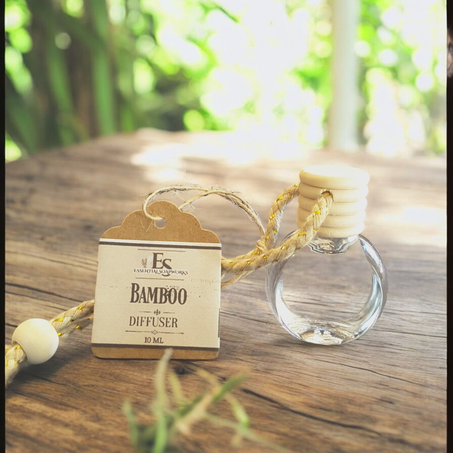 Bamboo Car Diffuser