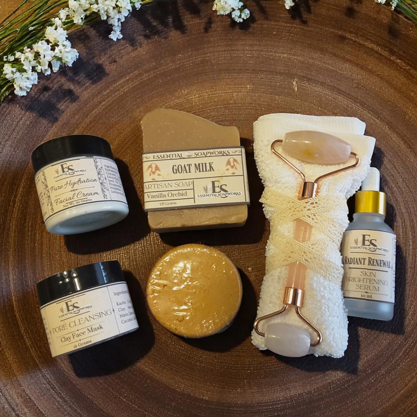 Vanilla Orchid Luxe Spa Facial Kit