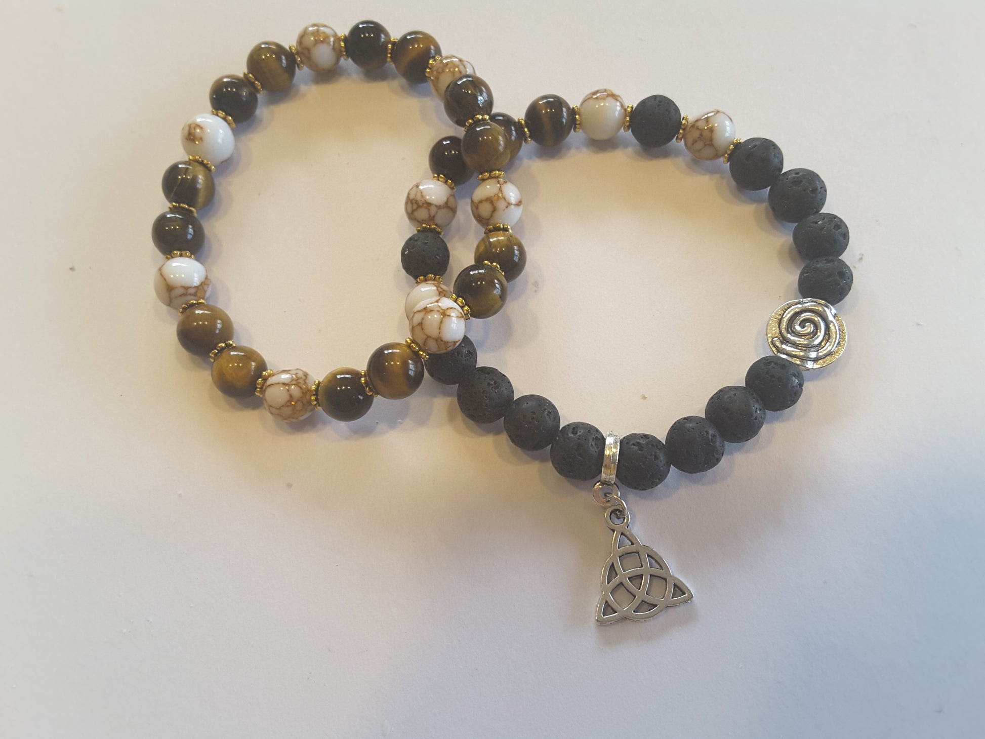 Tiger Eye Mind, Body & Spirit Self-Care Box tiger eye bracelets