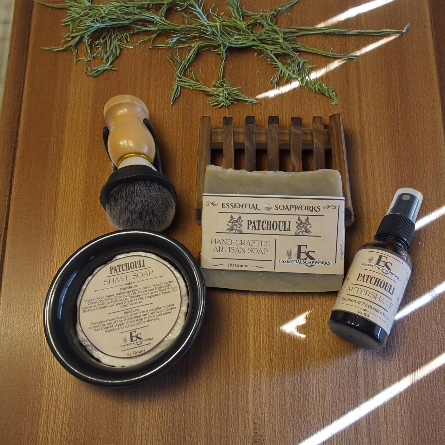 Patchouli Luxury Wet Shave Gift Set