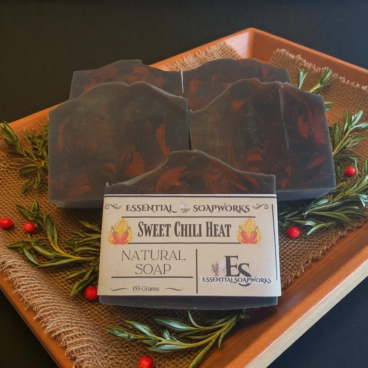 sweet chili heat vegan soap for men