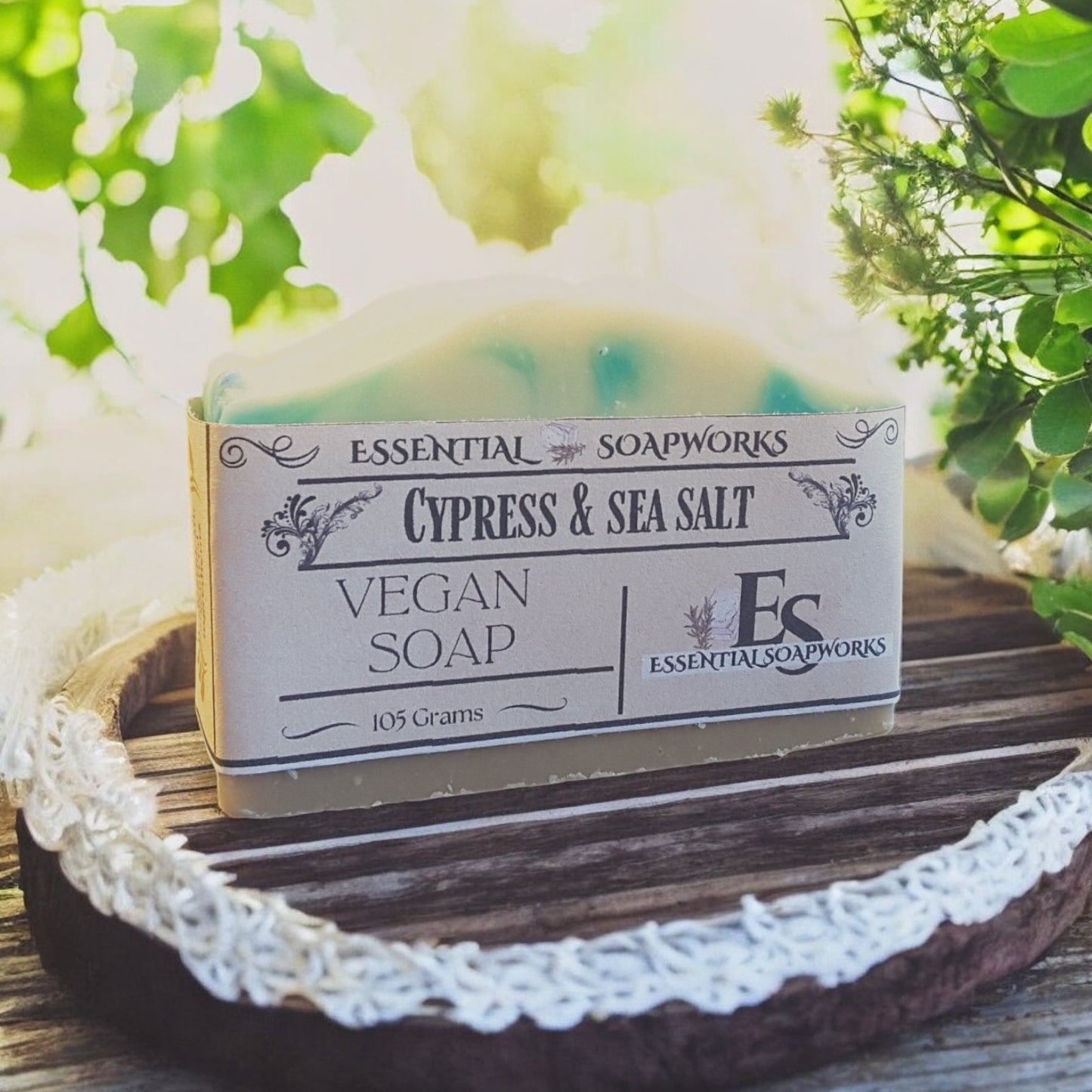 Cypress & Sea Salt Vegan Soap