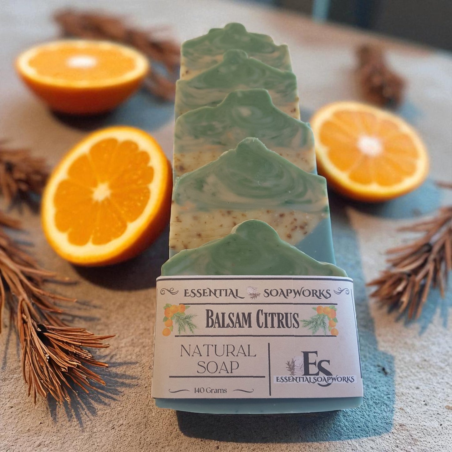 balsam citrus vegan soap for men