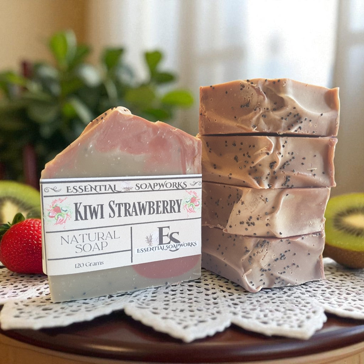 Kiwi Strawberry Vegan Soap
