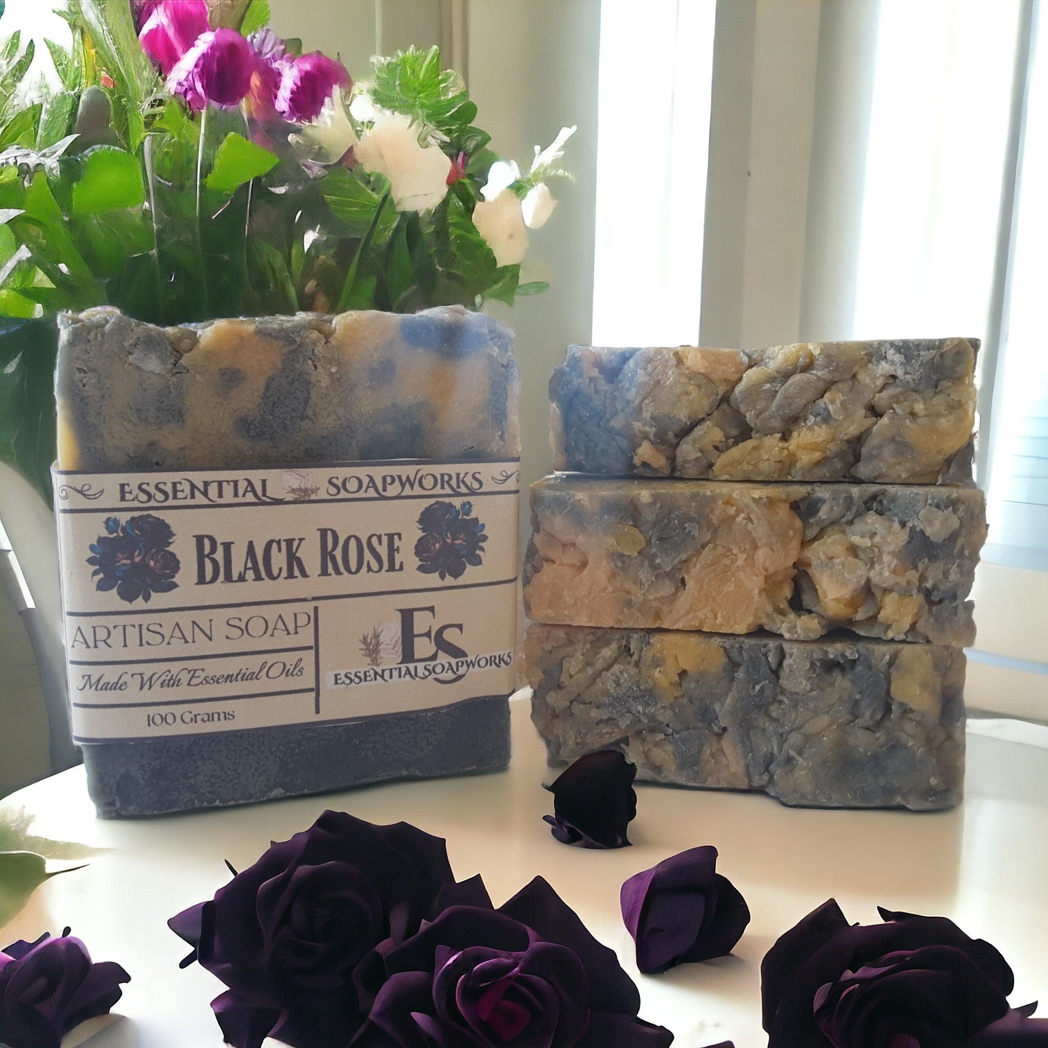 Black Rose Handcrafted Artisan Soap