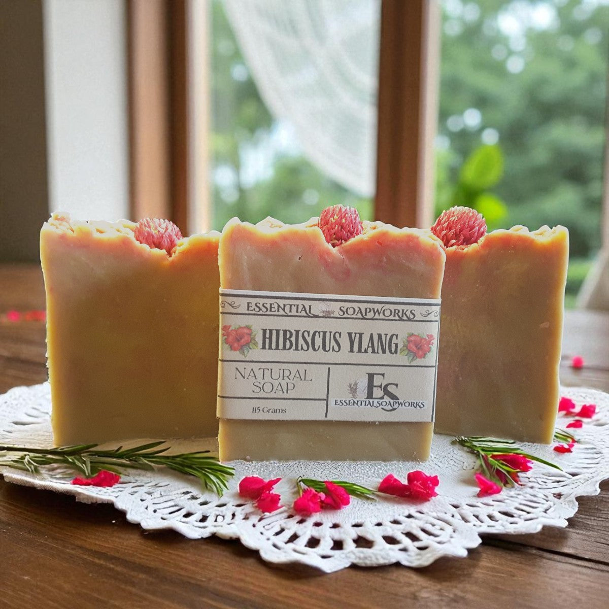 Hibiscus Ylang Natural Soap