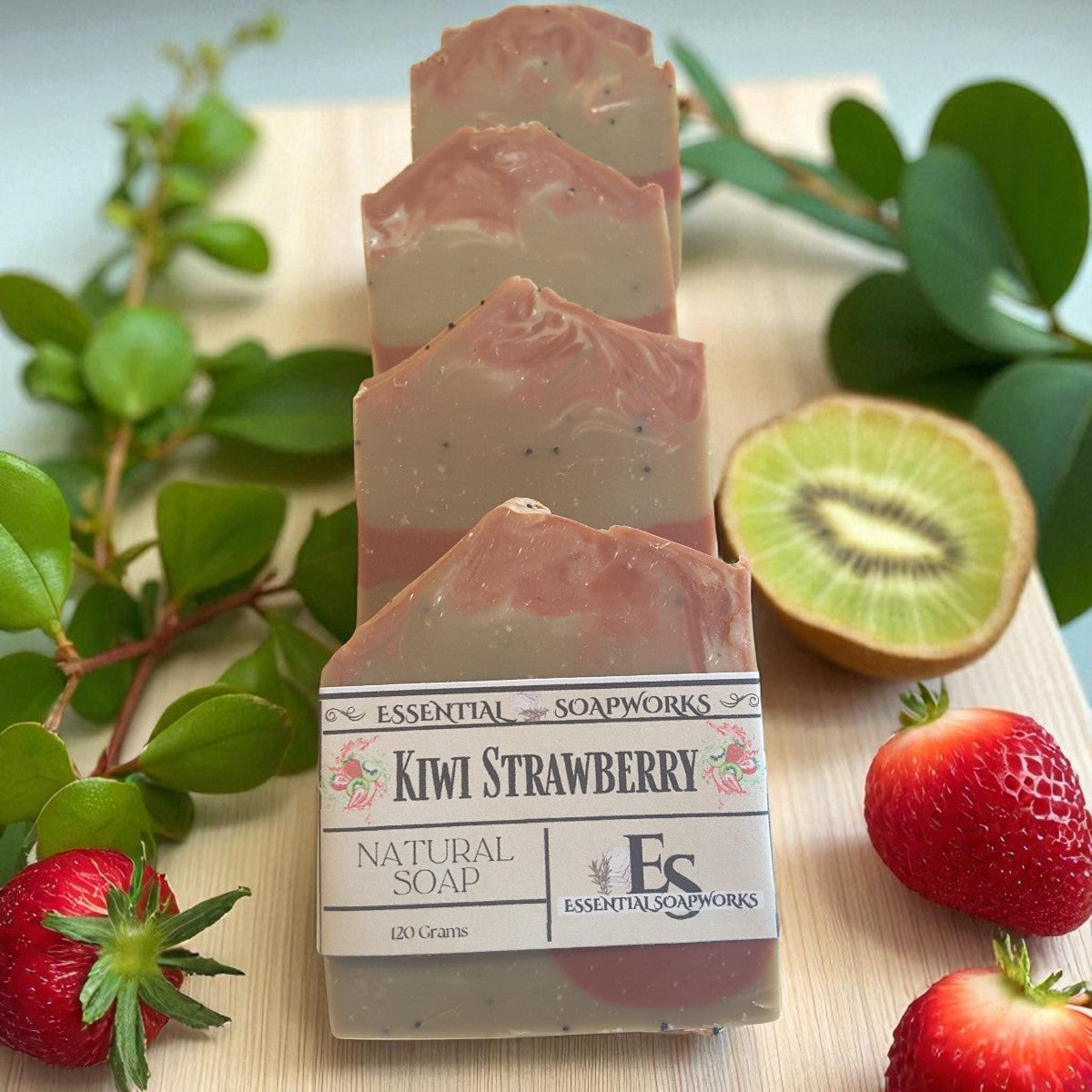 Kiwi Strawberry Vegan Soap