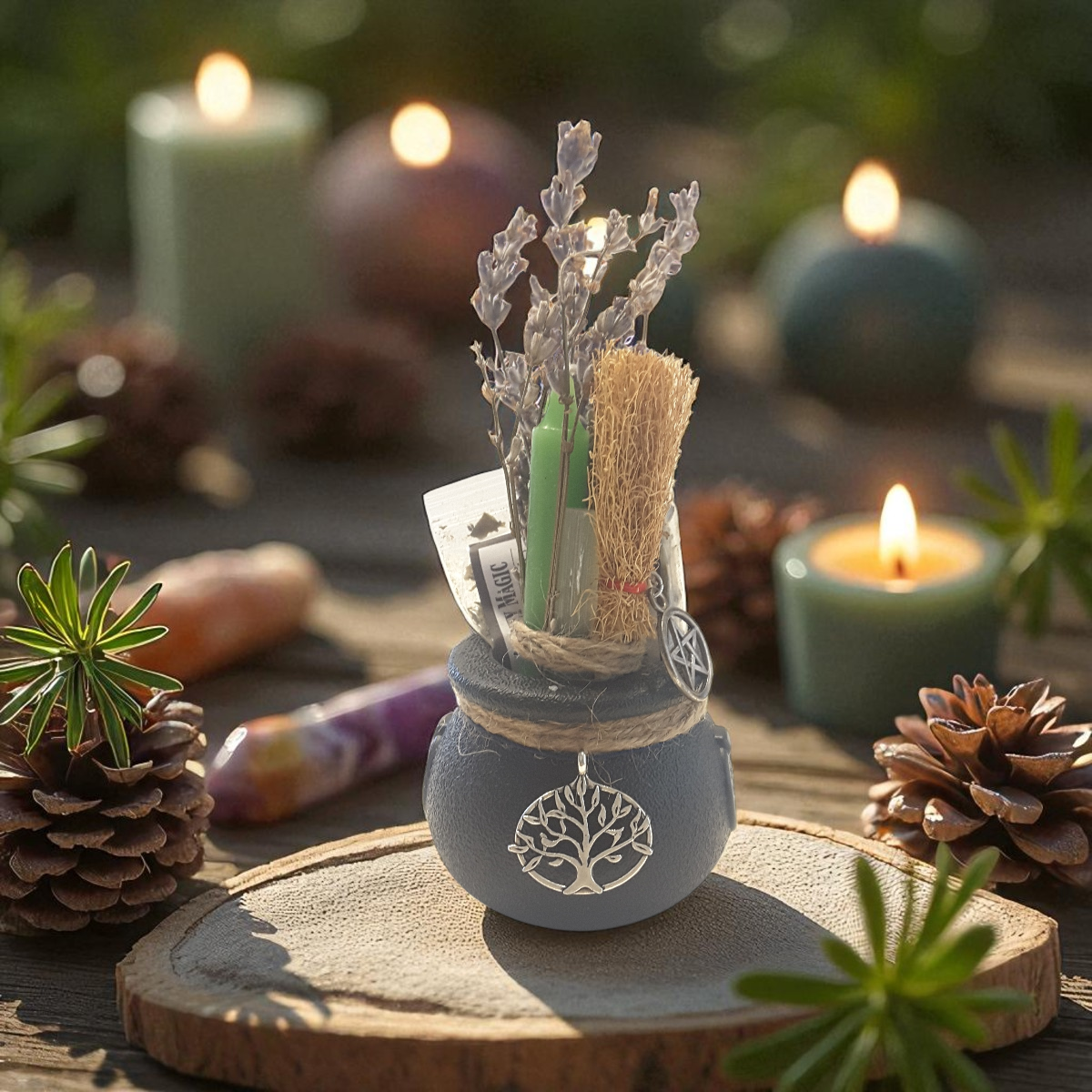 Money Magick Mini Cauldron Spell Kit