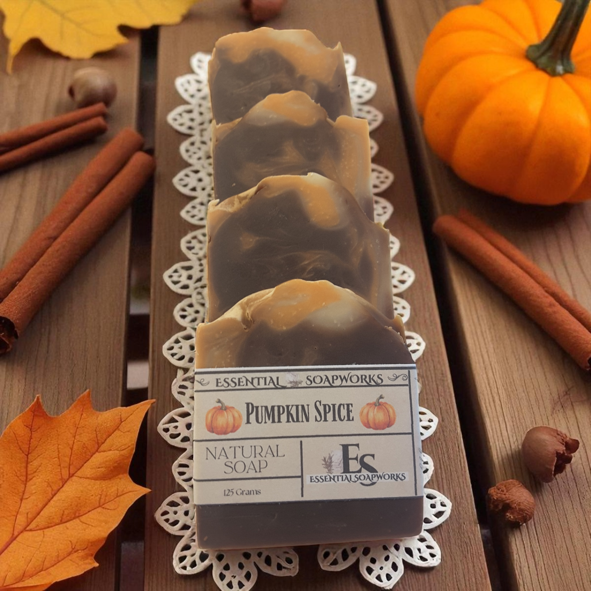 Pumpkin Spice Natural Vegan Soap