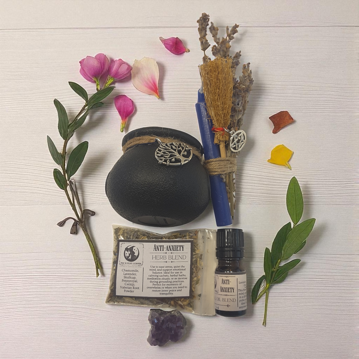 Anti-Anxiety Mini Cauldron Spell Kit
