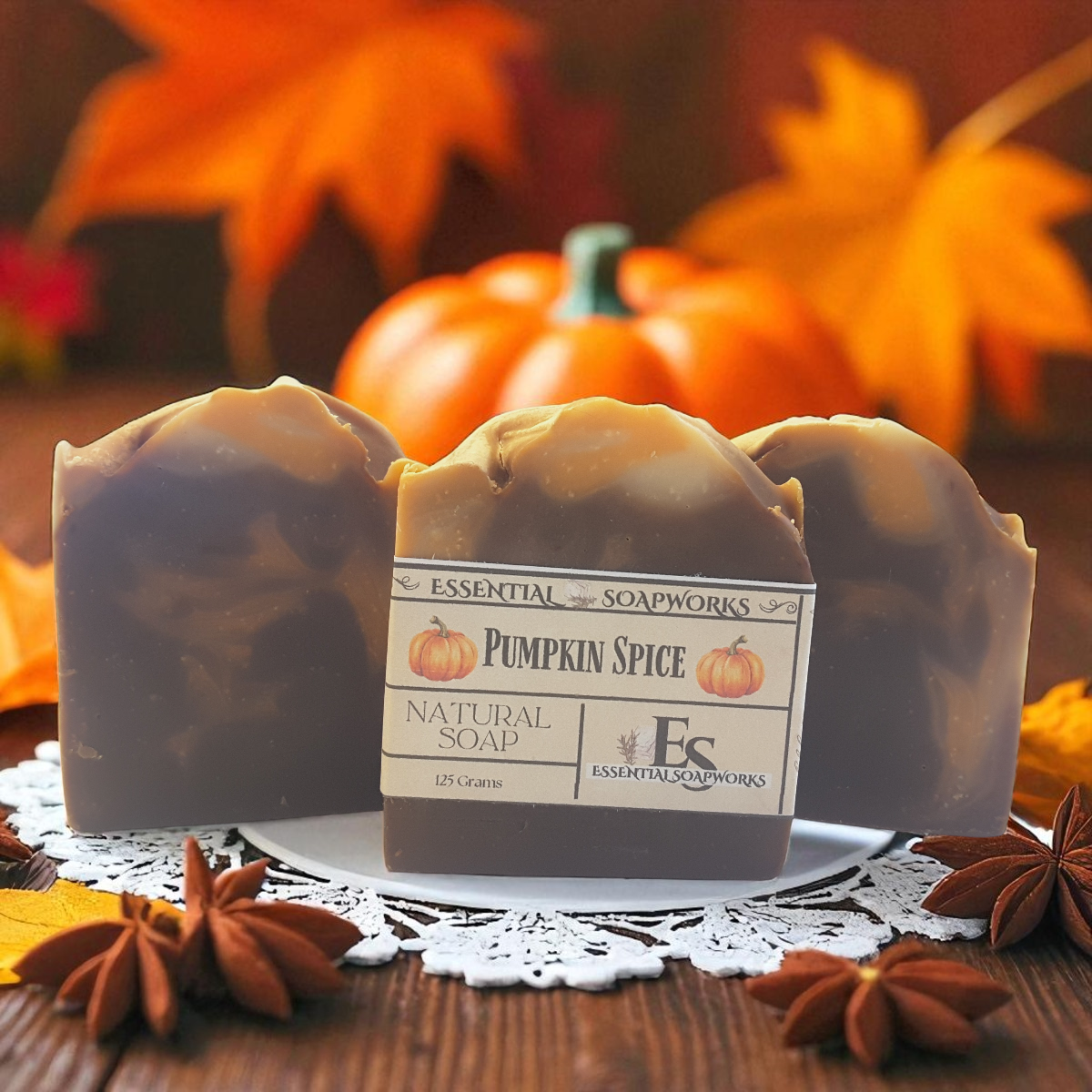 Pumpkin Spice Natural Vegan Soap