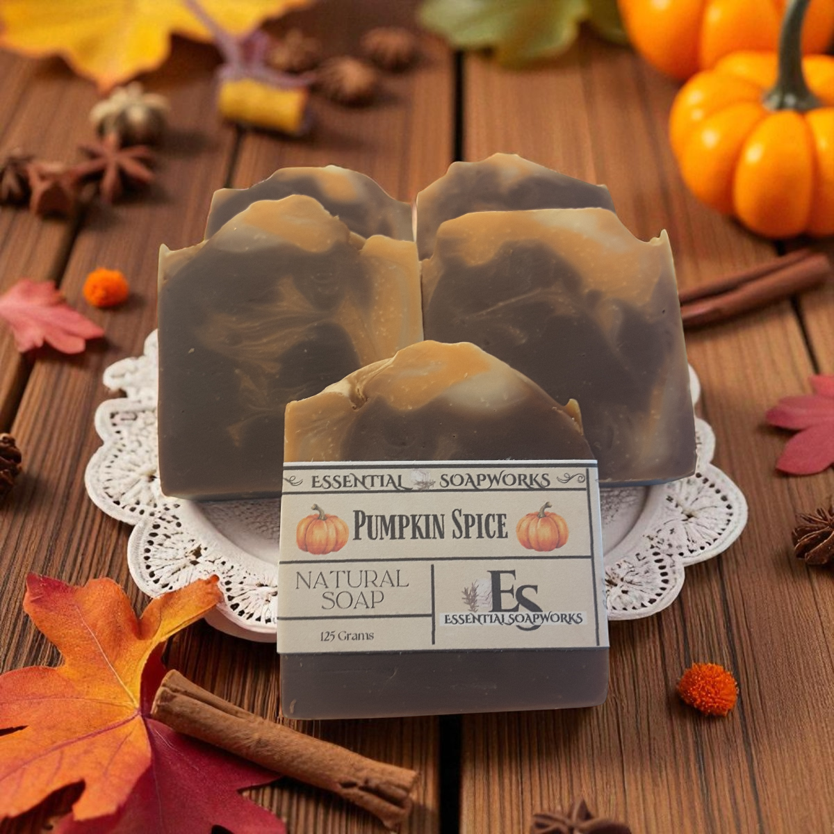 Pumpkin Spice Natural Vegan Soap