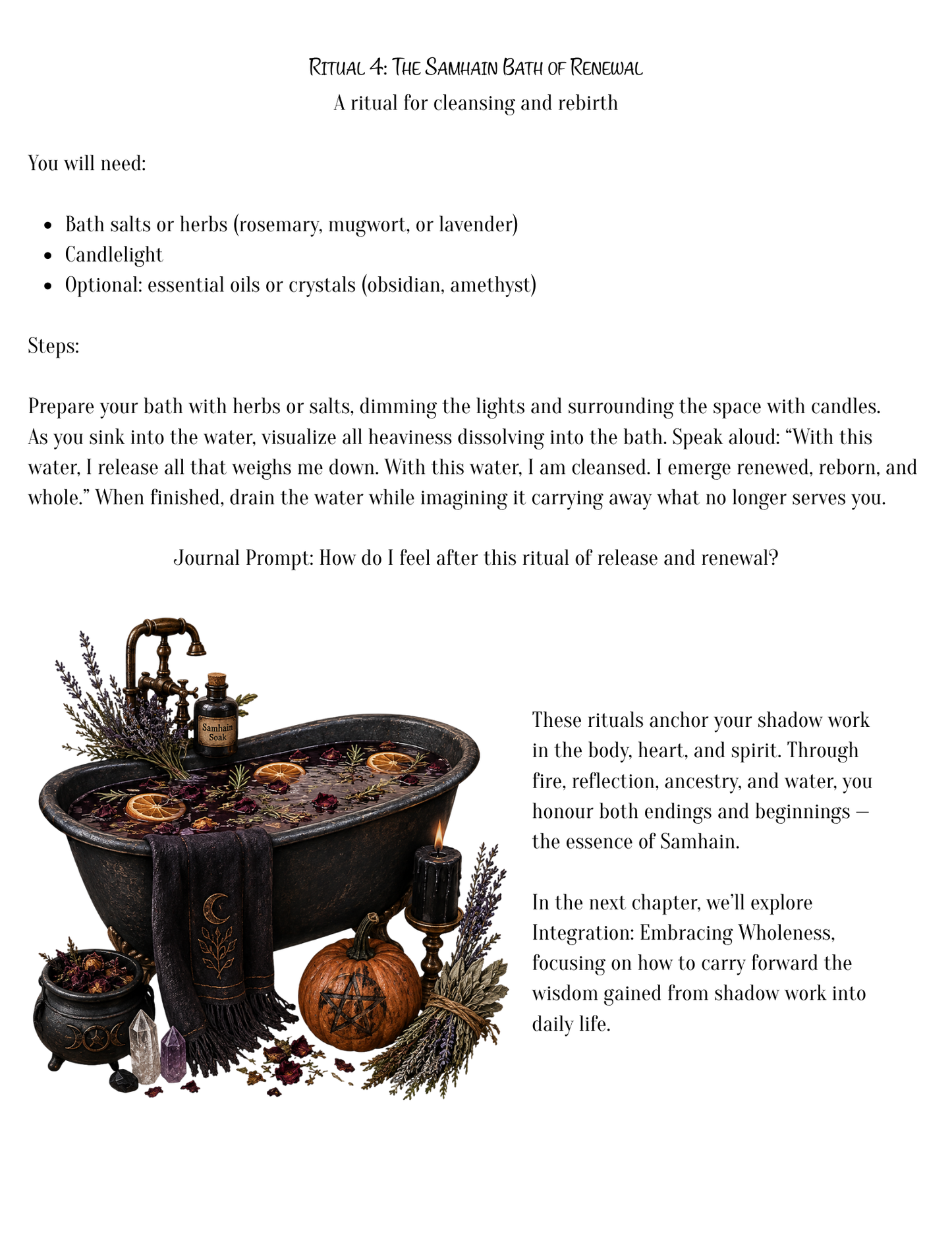 The Witch's Shadow Work Journal: Samhain Edition