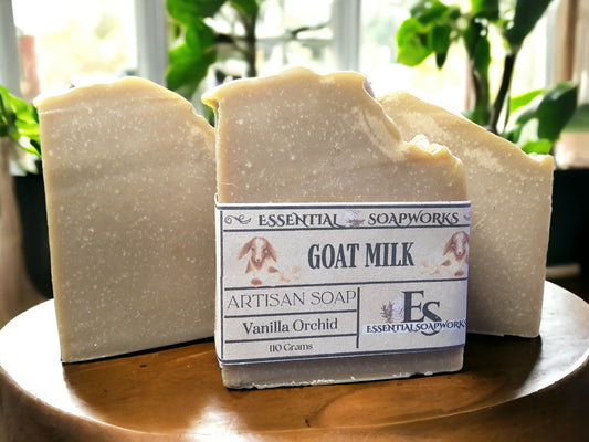 vanilla orchid goat milk soap