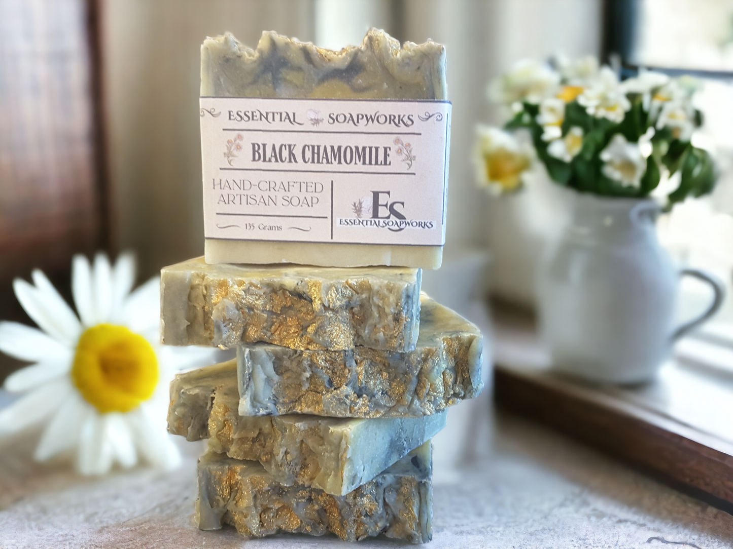 black chamomile soap