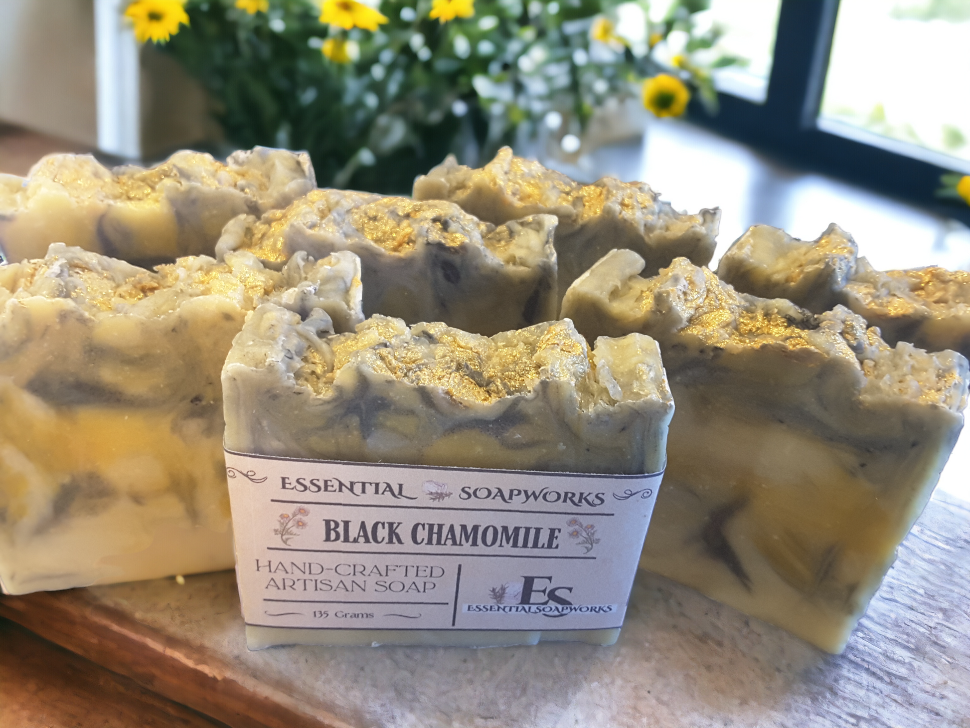 black chamomile soap