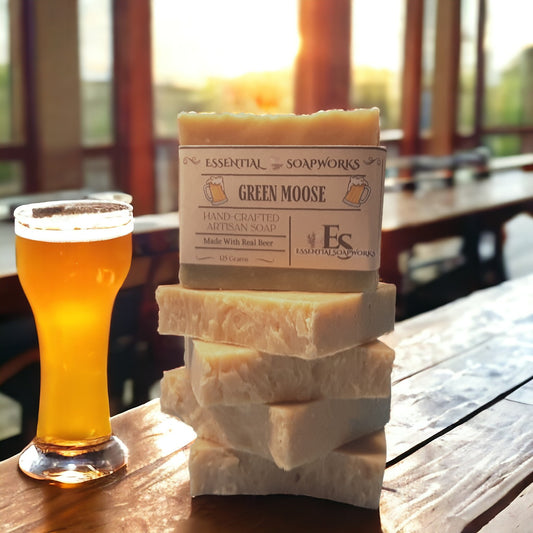 Green Moose Beer Soap