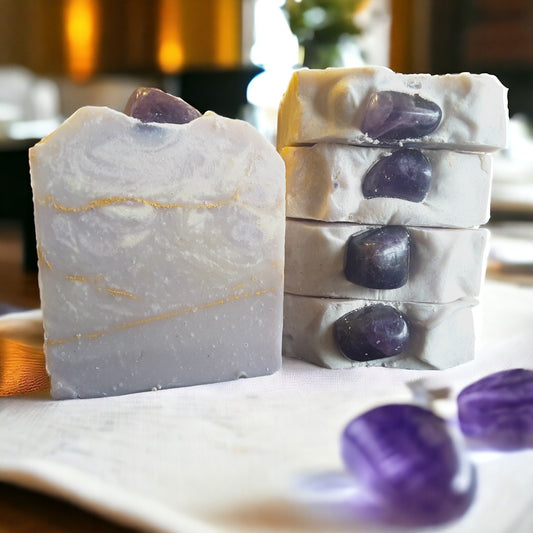 Amethyst Crystal Soap