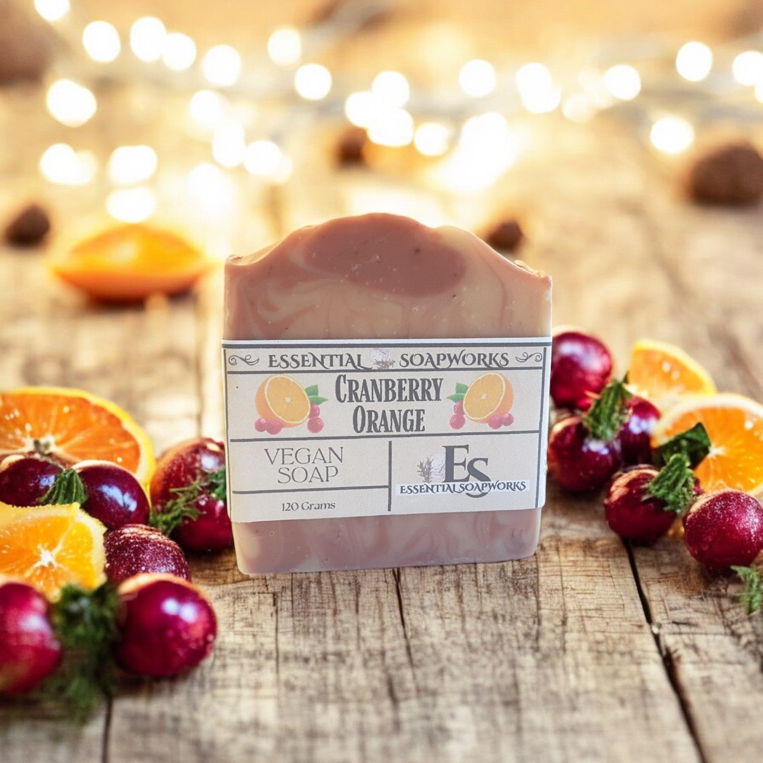 Cranberry Orange Vegan Soap